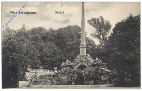 ak168583 Wien 13, Schönbrunn, Obelisk