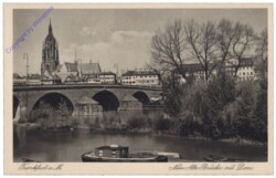 Frankfurt am Main, Neue Alte Brücke mit Dom