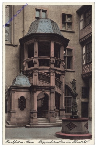 Frankfurt am Main, Treppentürmchen im Römerhof