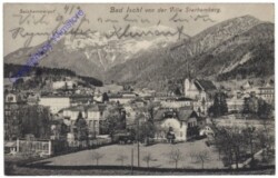 Bad Ischl, von der Villa Starhemberg