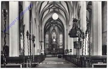 Braunau, Inneres der St. Stefanskirche