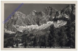 Dachstein, Austriahütte, Blick gegen die Dachstein-Südwände