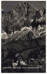 Dachstein, Austriahütte gegen Hohen Dachstein