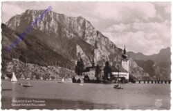Gmunden, Schloss Ort mit Traunstein