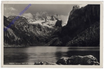 Gosau, Vorderer Gosau-See mit Dachstein