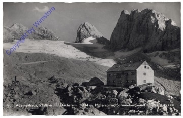 Gosau, Adamekhaus mit Dachstein, Mitterspitze und Schneebergwand