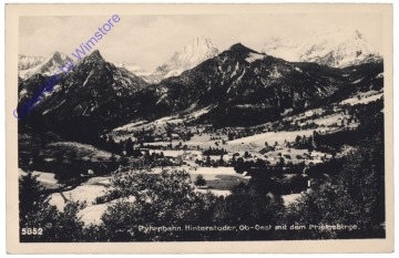 Hinterstoder, Pyhrnbahn, mit dem Prielgebirge
