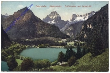 Hinterstoder, Pyhrnbahn, Polsterlucke mit Lahnteich