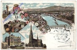 Linz an der Donau, Gruss aus