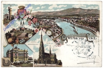 Linz an der Donau, Gruss aus