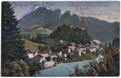 Losenstein, Gesamtansicht mit Ruine