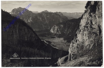 Obertraun, Ausblick v. Dachstein-Eishöhlen-Eingang