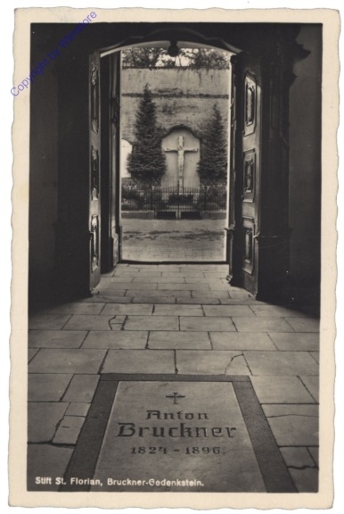 St. Florian, Stift, Bruckner-Gedenkstein