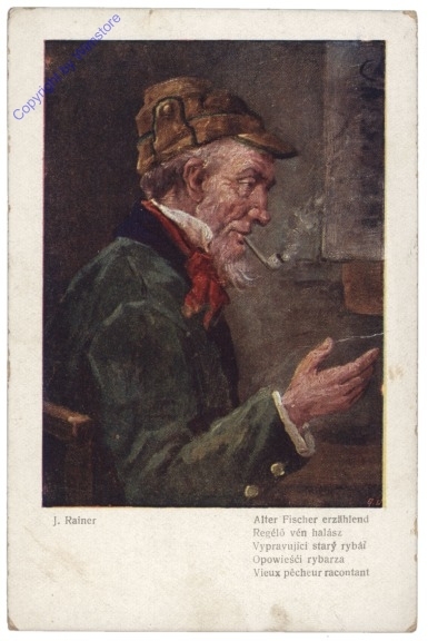 ak169427 Rainer, J.: Alter Fischer erzählend