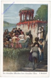 Herrfurth, O.: Ein rheinisches Mädchen beim rheinischen Wein
