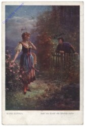 Zatzka, Hans: Sah ein Knab ein  Röslein stehn ...