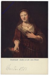 ak169499 Rembrandt, Saskia mit der roten Blume