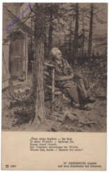 Goethe, Johann Wolfgang von: Goethe auf dem Kikelhahn bei Ilmenau