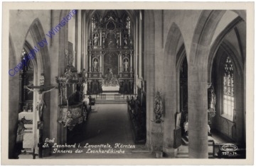 Bad St. Leonhard, Inneres der Leonhardikirche