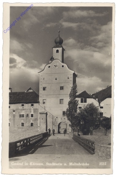 Gmünd, Stadtturm und Maltabrücke