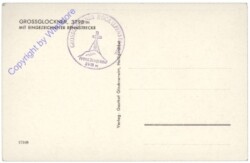 Großglockner, mit eingezeichneter Rennstrecke