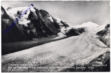 Großglockner, Hochalpenstrasse, Blick auf den Großglockner, Johannisberg, Pasterze und Parkplatz Freiwandeck