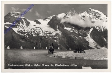 Großglockner, Blick v. Kehre zum Gr. Wiesbachhorn
