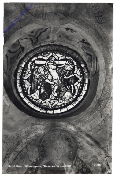 Gurk, Gurker Dom, Westempore, Glasmalerei