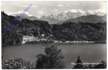 Klopeinersee, mit Steineralpen