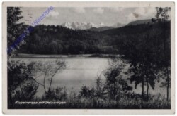 Klopeinersee, mit Steineralpen