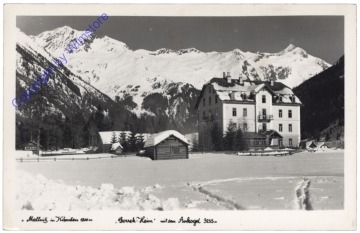 Mallnitz, Dorrek-Heim mit Ankogel