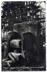 Maria Saal, Herzogstuhl aus dem 13. Jahrhundert am Zollfelde