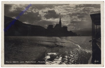 Maria Wörth, vom Motorboot