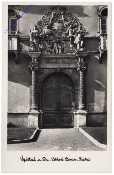 Spittal a.d. Drau, Schloß Porcia, Portal
