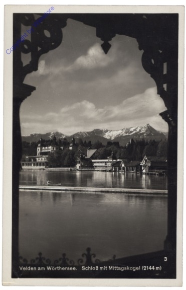 Velden, Schloß mit Mittagskogel
