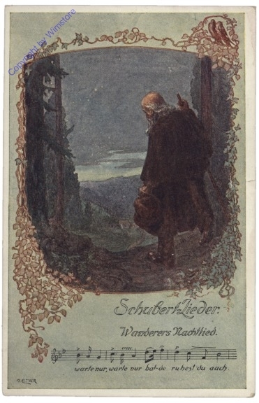 Schubert Franz, Lieder: Wanderers Nachtlied