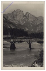 Admont, Reichenstein von der Ennsbrücke im Gesäuse
