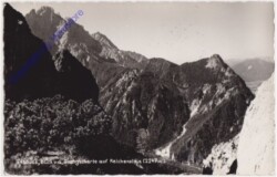 Admont, Gesäuse, Blick v.d. Gsengscharte auf Reichenstein