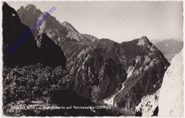 Admont, Gesäuse, Blick v.d. Gsengscharte auf Reichenstein