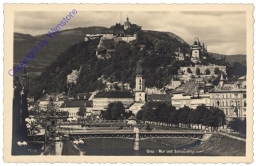 Graz, Mur und Schlossberg