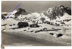Hochschwab, Sonnschienhütte mit dem Ebenstein und Graserwand