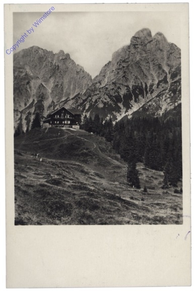 Johnsbach, Mödlinger Hütte gegen Sparafeld und Reichenstein