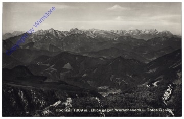 Lassing, Hochkar, Blick gegen Warcheneck u. Totes Gebirge