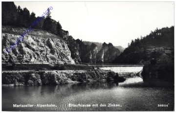 Mariazellerbahn, Erlaufklause mit den Zinken