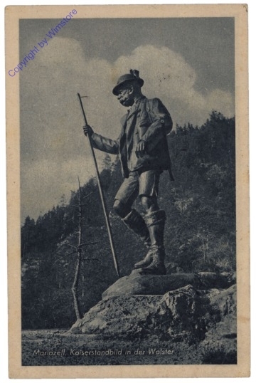 ak170290 Mariazell, Kaiserstandbild in der Walster