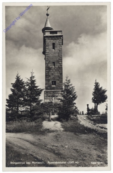 ak170291 Mariazell, Bürgeralpe, Aussichtsturm