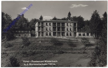 Mariazellerbahn, Hotel-Restaurant Winterbach an der Mariazellerbahn