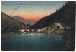 Mariazell, Walstern, Hubertus-See mit Stauwerk