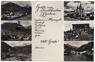 ak170325 Mariazell, Multiansicht