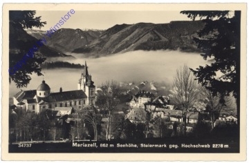 ak170343 Mariazell, gegen den Hochschwab